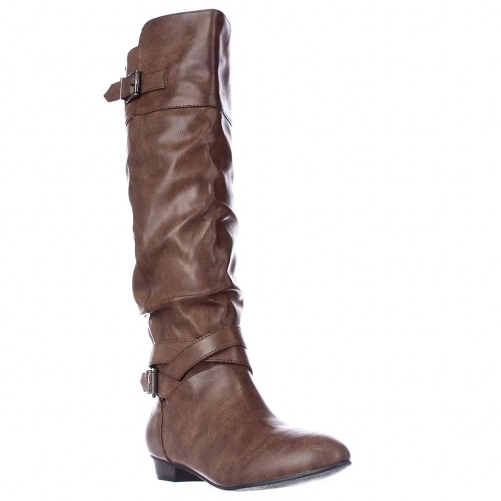 Material Girl Cresta Low Heel Knee High Boots